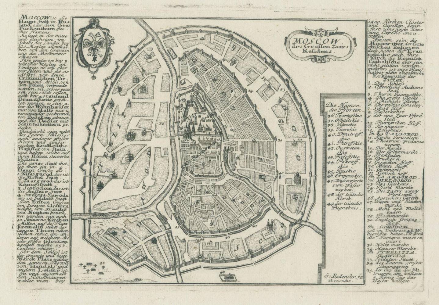 Große Abbildung Nr.1: 138-3680 Moskau.: (Ausland, Russland)