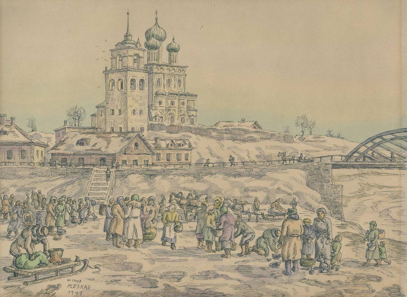 Große Abbildung Nr.1: 138-3681 Pskow.: (Ausland, Russland)