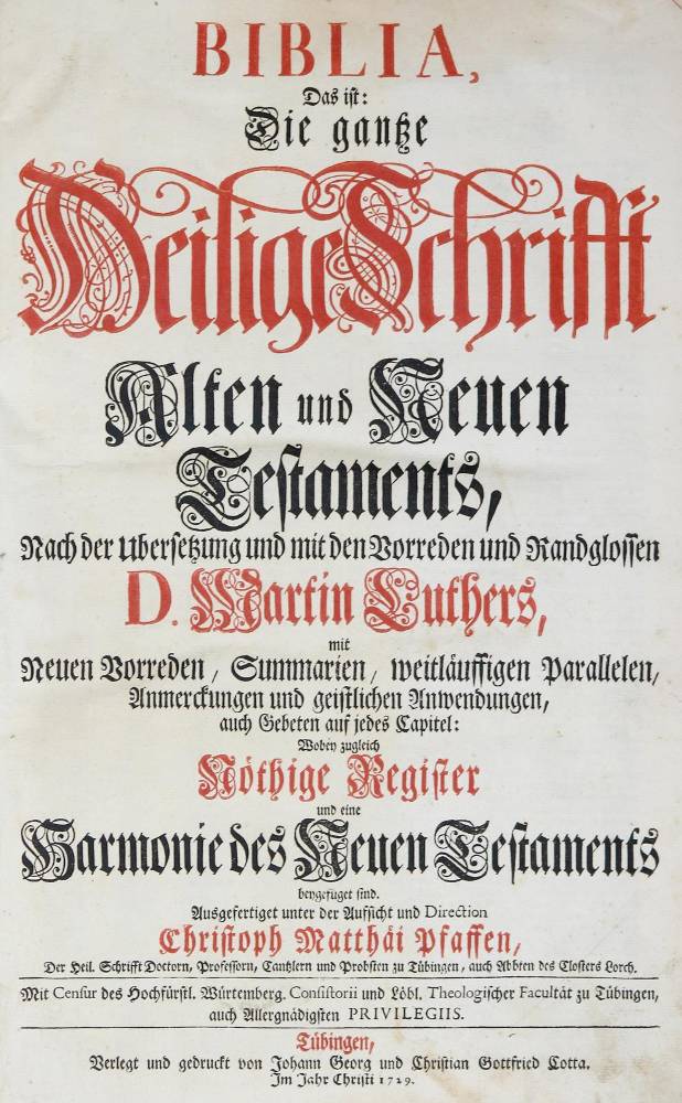 Große Abbildung Nr.3: 138-37 Biblia germanica.: (Bibeln)