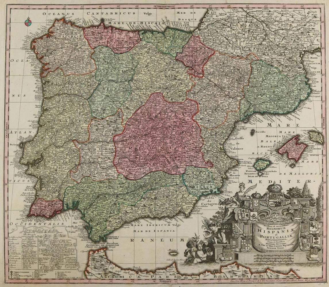 Große Abbildung Nr.1: 138-3701 Spanien u. Portugal.: (Ausland, Spanien)