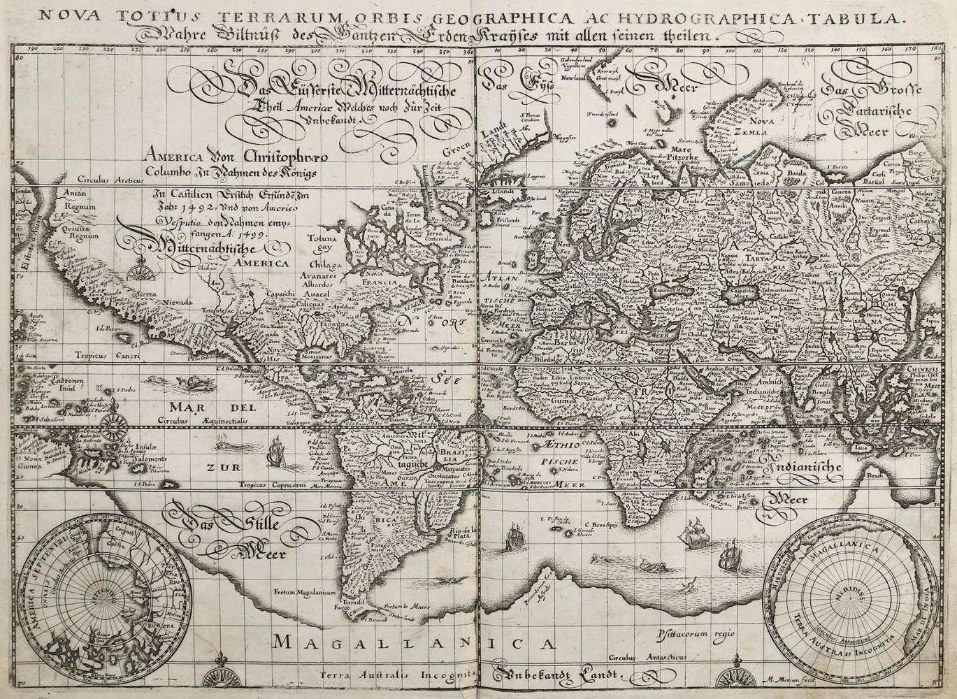 Große Abbildung Nr.1: 138-3712 Weltkarte.: (Ausland, Weltkarten)