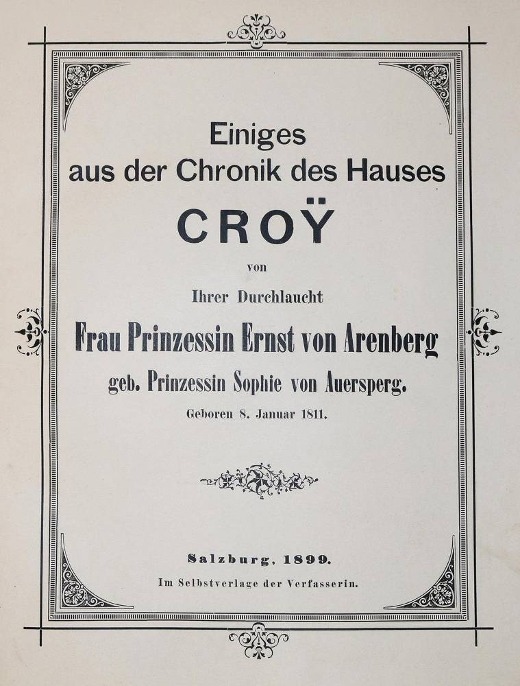 Große Abbildung Nr.1: 138-374 Arenberg,S.v.: (Genealogie und Heraldik)