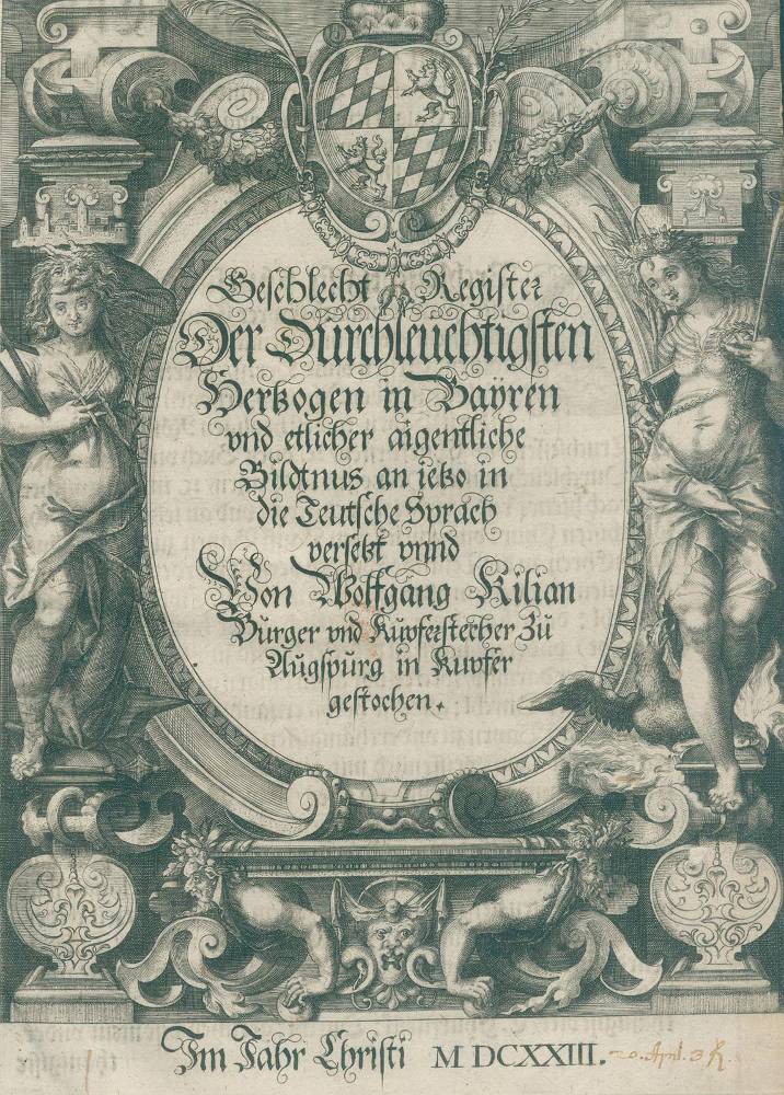 Große Abbildung Nr.1: 138-376 Kilian,W.: (Genealogie und Heraldik, Bayern)