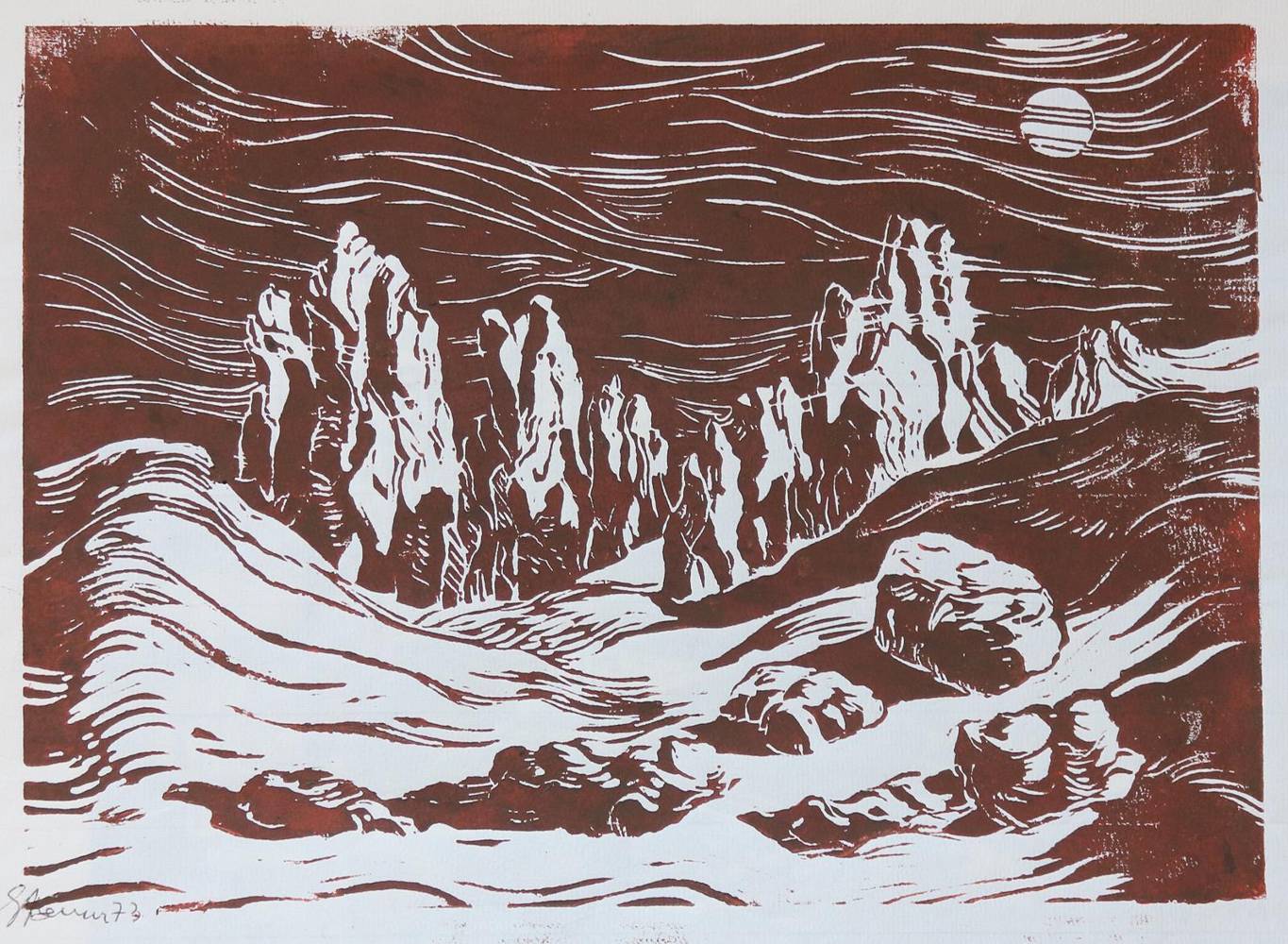 Große Abbildung Nr.1: 138-3764 Benner, Ernst: (Künstlergraphik)