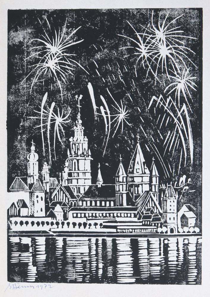 Große Abbildung Nr.2: 138-3764 Benner, Ernst: (Künstlergraphik)