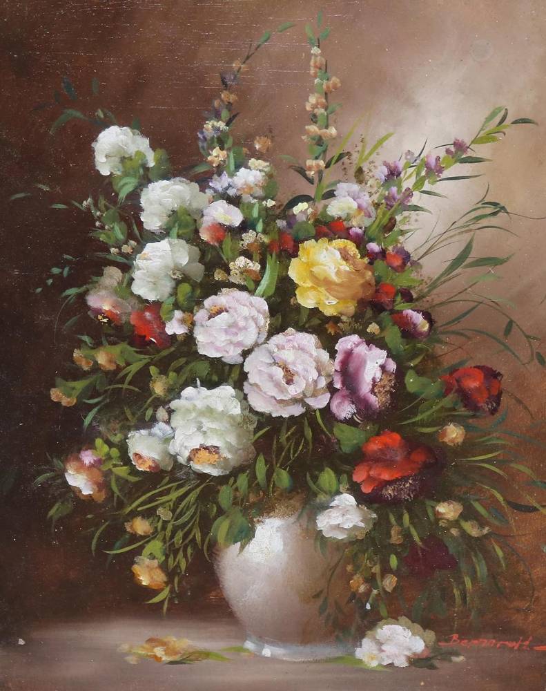 Große Abbildung Nr.3: 138-3786 Blumenstillleben.: (Künstlergraphik)