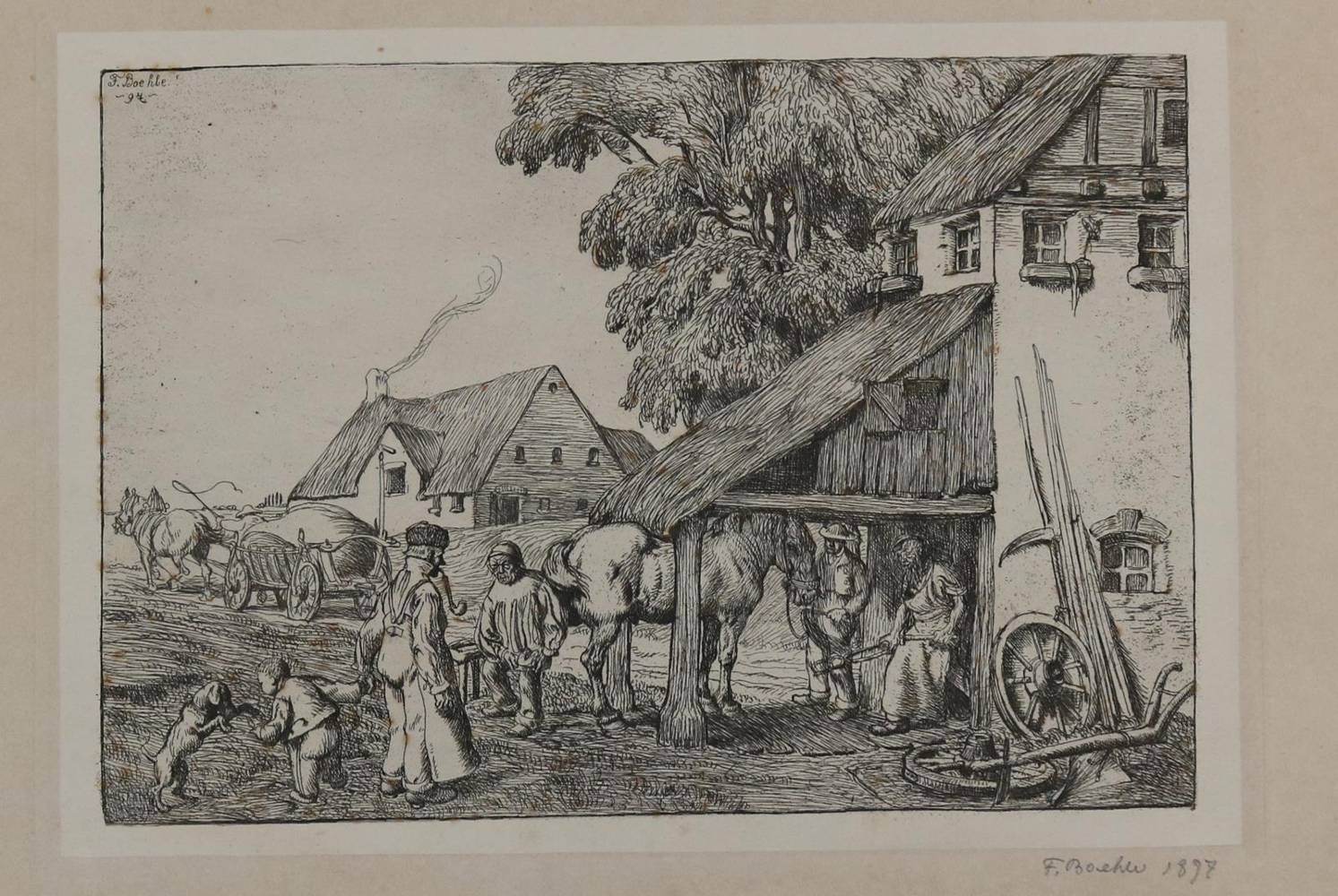 Große Abbildung Nr.2: 138-3789 Boehle, Fritz: (Künstlergraphik)