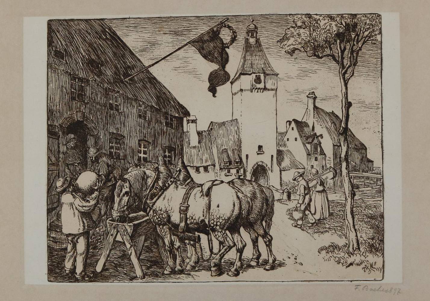 Große Abbildung Nr.3: 138-3789 Boehle, Fritz: (Künstlergraphik)