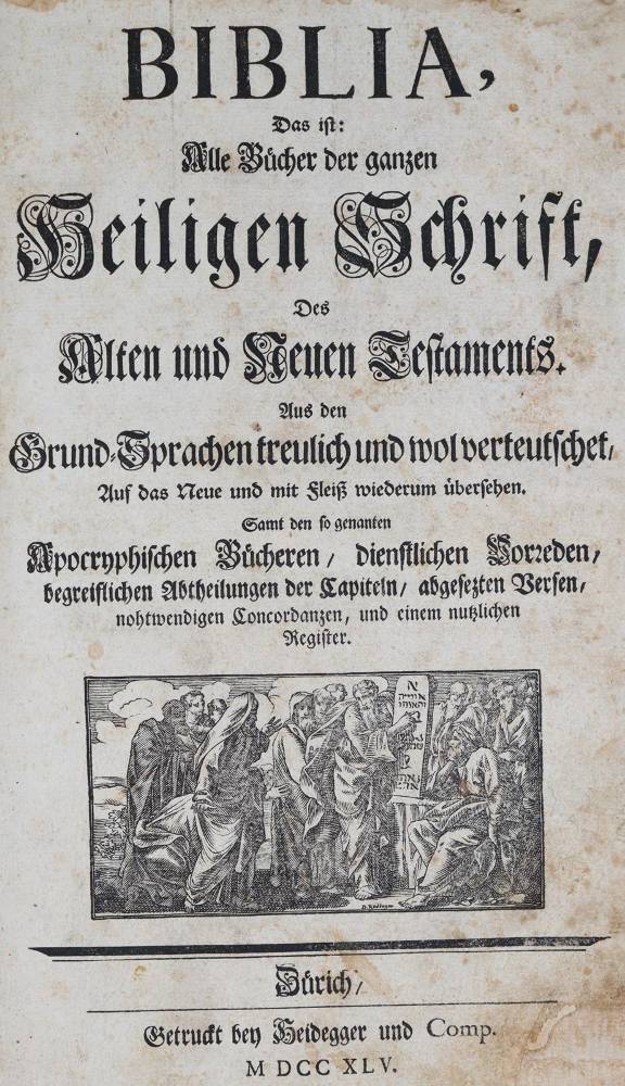 Große Abbildung Nr.1: 138-38 Biblia germanica.: (Bibeln)