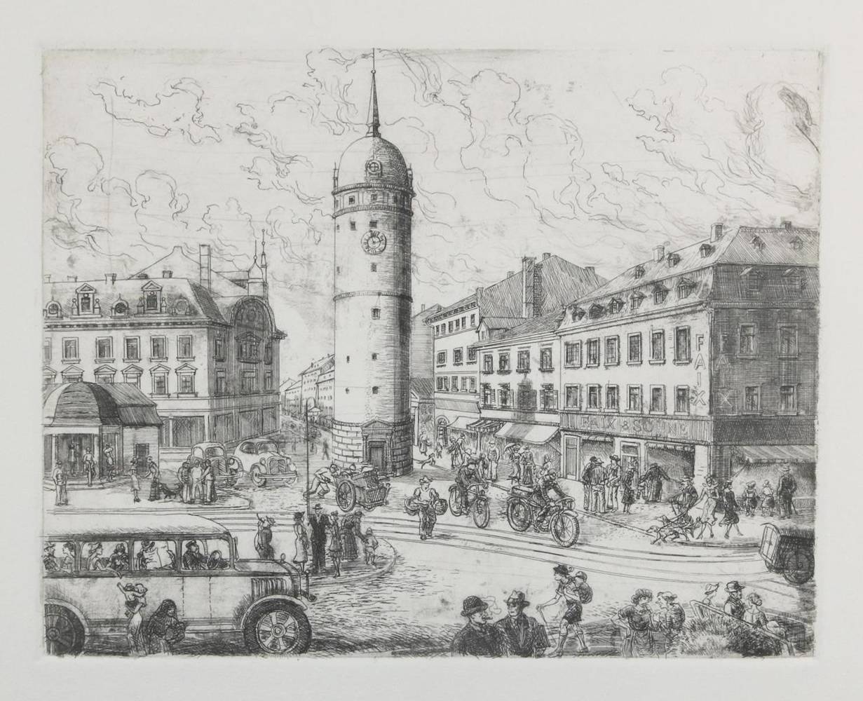 Große Abbildung Nr.2: 138-3814 Cauer, Walter: (Künstlergraphik)