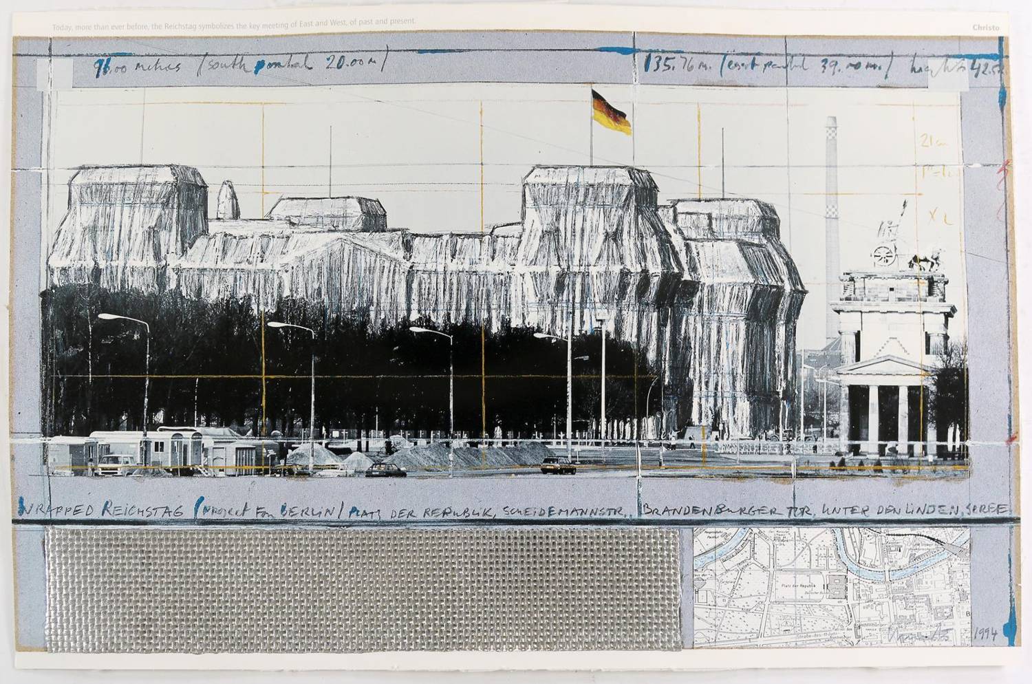 Große Abbildung Nr.1: 138-3834 Christo, d.i. Wladimirow Jawaschew, u. Jeanne-Claude: (Künstlergraphik)