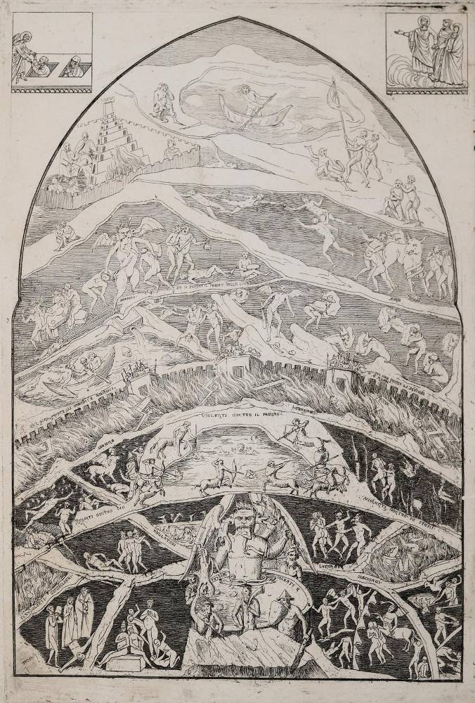 Große Abbildung Nr.1: 138-3846 Dante Alighieri.: (Künstlergraphik)
