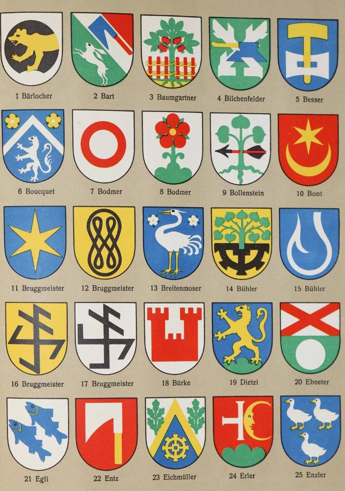 Große Abbildung Nr.2: 138-389 Koller,E.H. u. J.Signer.: (Genealogie und Heraldik, Schweiz)