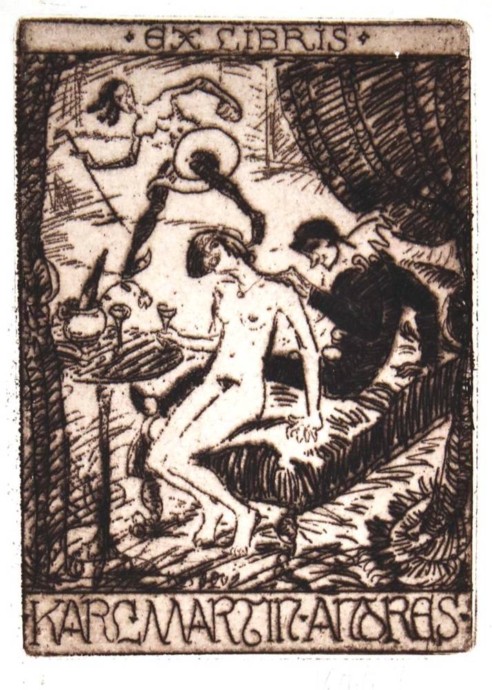 Große Abbildung Nr.2: 138-3907 Speth, Karl Otto: (Künstlergraphik, Erotika - Galantes)