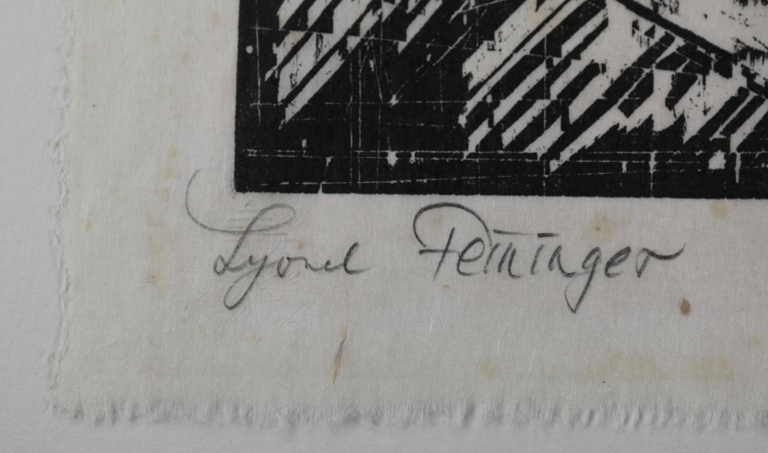 Große Abbildung Nr.2: 138-3912 Feininger, Lyonel: (Künstlergraphik)