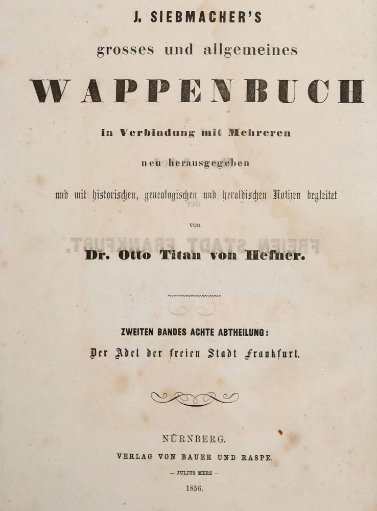 Große Abbildung Nr.2: 138-395 Titan von Hefner,O.: (Genealogie und Heraldik)