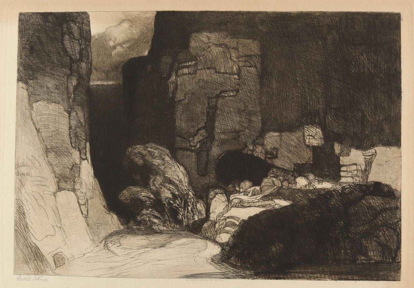 Große Abbildung Nr.1: 138-4037 Jettmar, Rudolf: (Künstlergraphik)