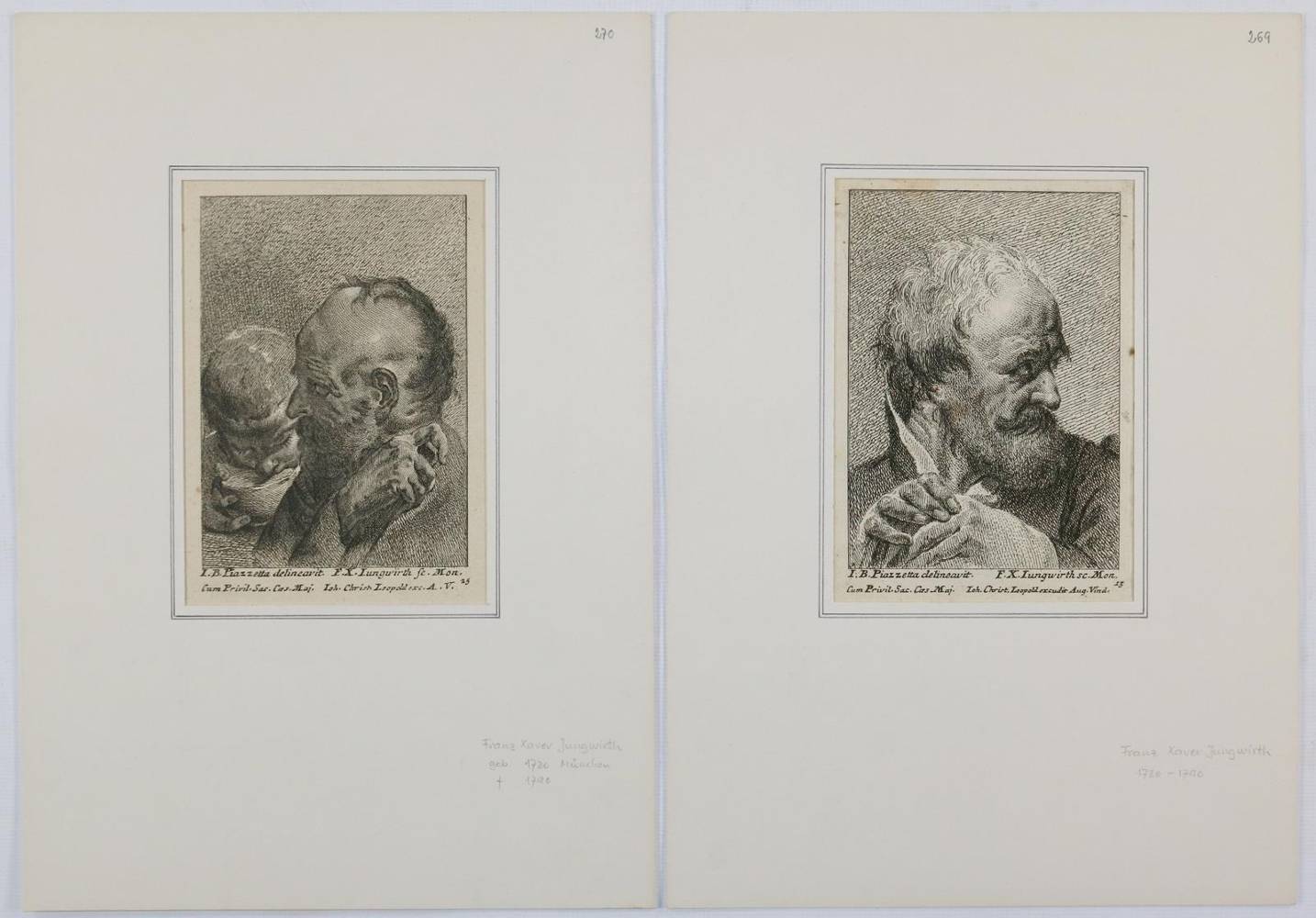 Große Abbildung Nr.3: 138-4064 Jungwirth, Franz Xaver: (Künstlergraphik)