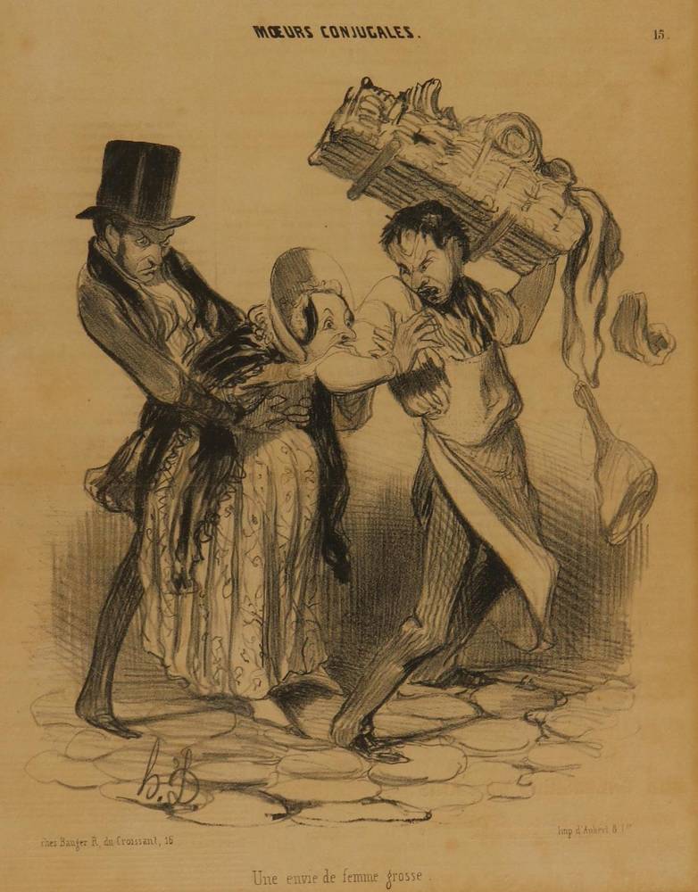 Große Abbildung Nr.1: 138-4068 Daumier, Honoré: (Künstlergraphik, Karikatur)
