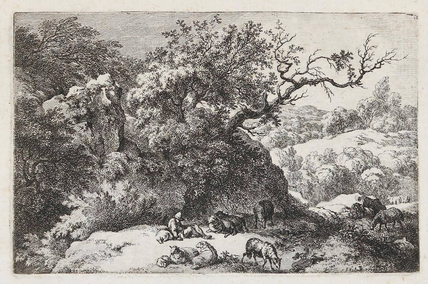 Große Abbildung Nr.1: 138-4081 Kobell, Ferdinand: (Künstlergraphik)