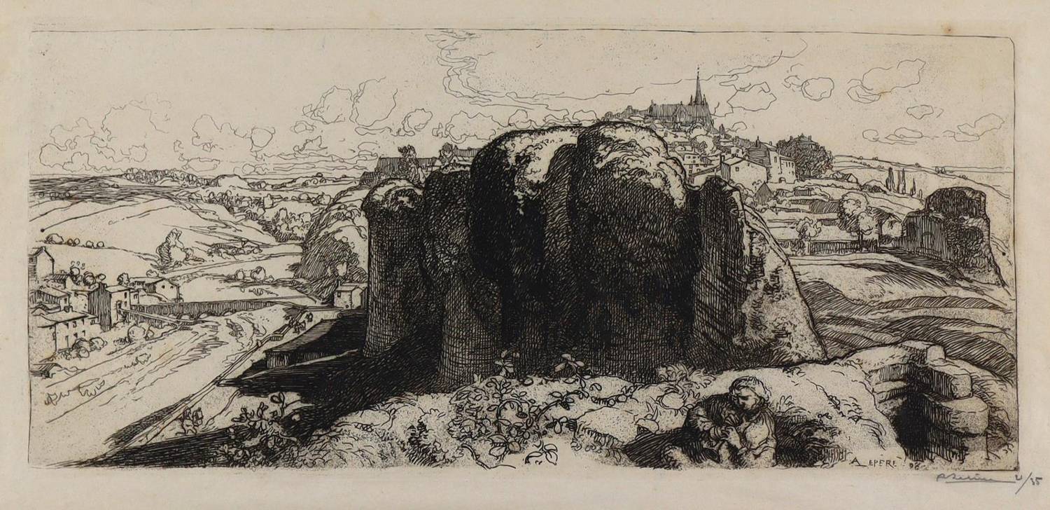 Große Abbildung Nr.1: 138-4129 Lepère, Auguste: (Künstlergraphik)