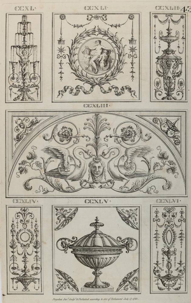 Große Abbildung Nr.1: 138-4207 Pergolesi, Michelangelo: (Künstlergraphik, Ornamente)