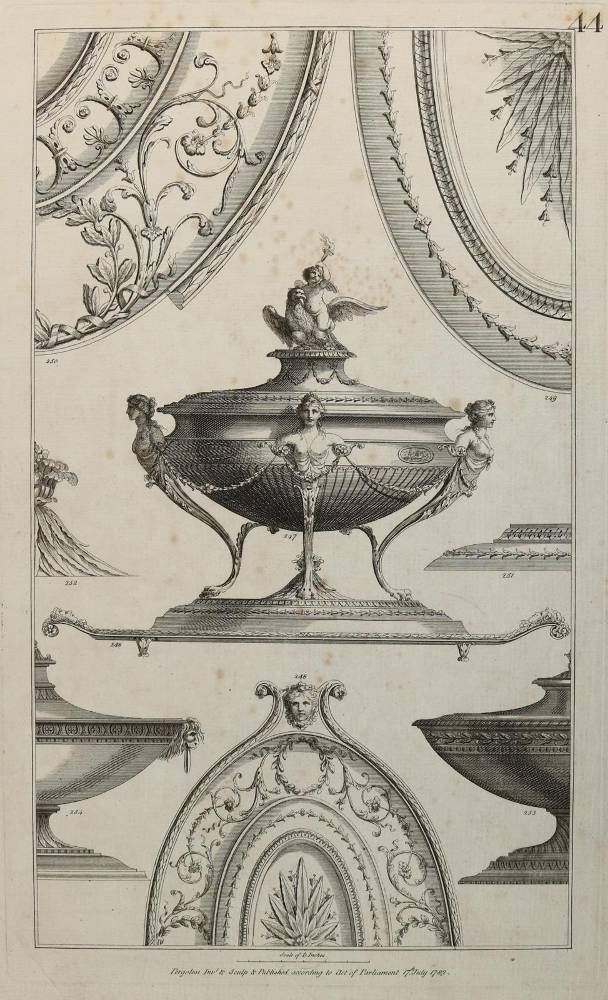 Große Abbildung Nr.3: 138-4207 Pergolesi, Michelangelo: (Künstlergraphik, Ornamente)