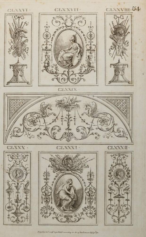Große Abbildung Nr.5: 138-4207 Pergolesi, Michelangelo: (Künstlergraphik, Ornamente)