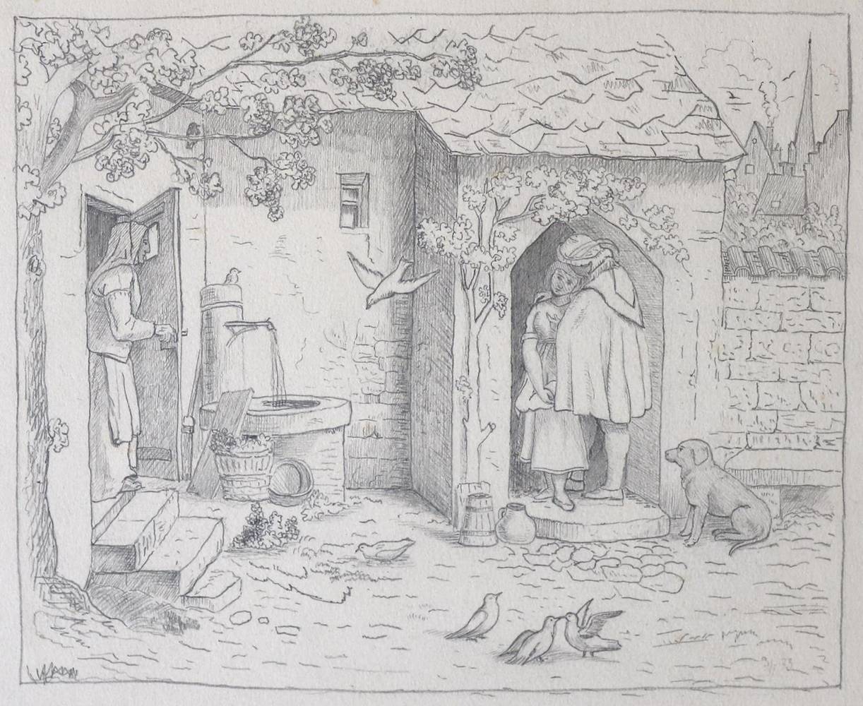 Große Abbildung Nr.1: 138-4231 Pletsch, Oskar: (Künstlergraphik)