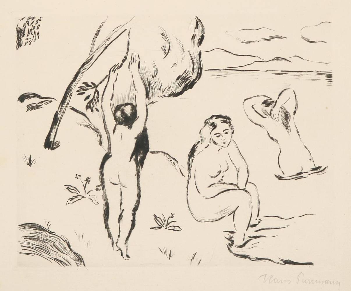 Große Abbildung Nr.1: 138-4242 Purrmann, Hans: (Künstlergraphik)