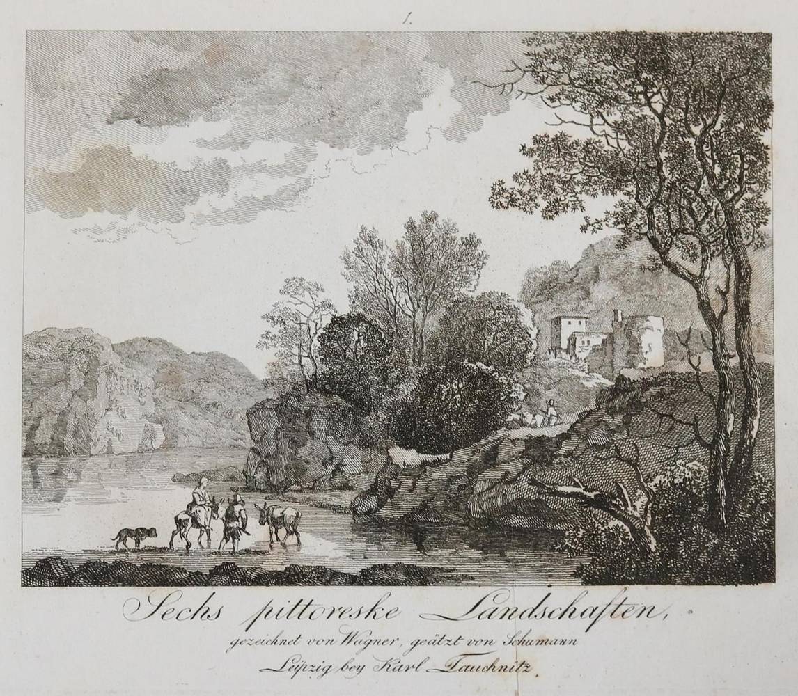 Große Abbildung Nr.1: 138-4332 Schumann, Johann Gottlob: (Künstlergraphik)