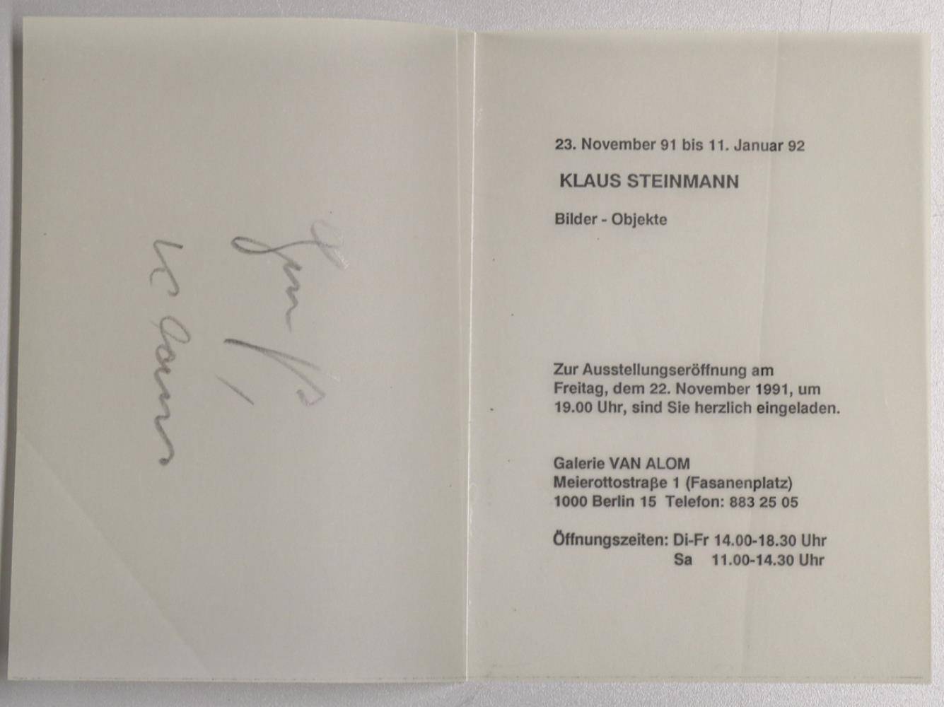 Große Abbildung Nr.2: 138-4408 Wagner, Hans Joachim: (Künstlergraphik)