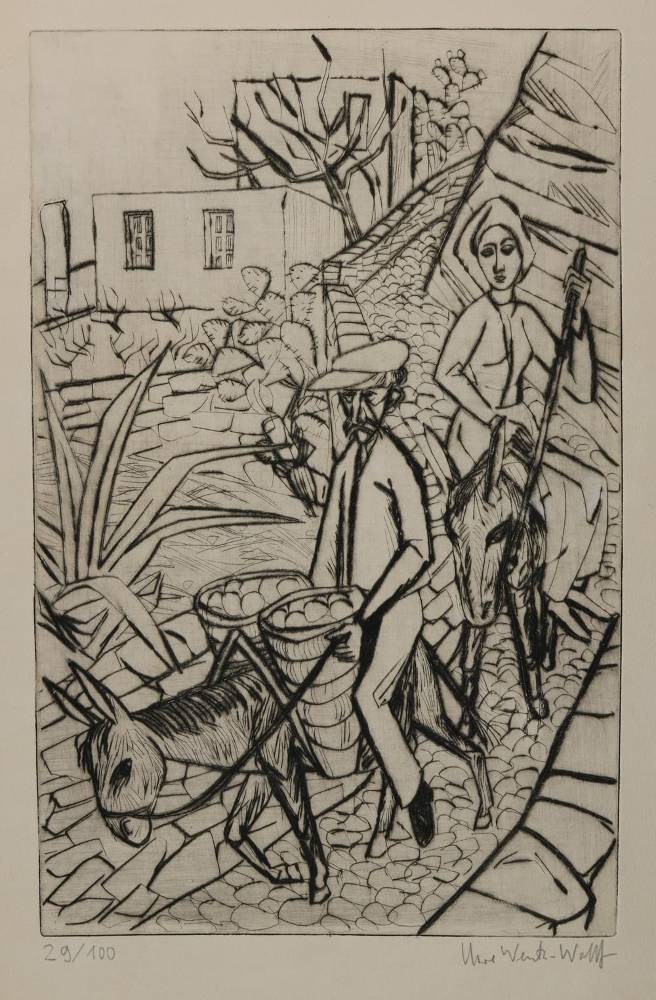 Große Abbildung Nr.4: 138-4414 Wenk-Wolff, Uwe: (Künstlergraphik)
