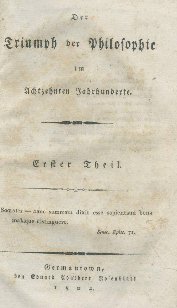Große Abbildung Nr.1: 138-444 (Starck,J.A.v.),: (Freimaurerei)