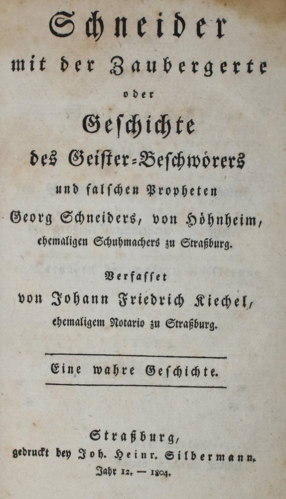 Große Abbildung Nr.1: 138-452 Kiechel,J.F.: (Grenzwissenschaften und Okkultismus)