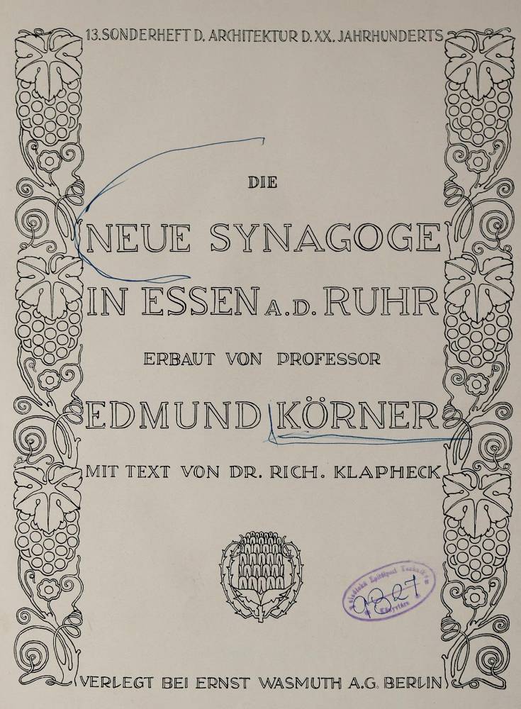Große Abbildung Nr.3: 138-470 Klapheck,R.: (Judaica)