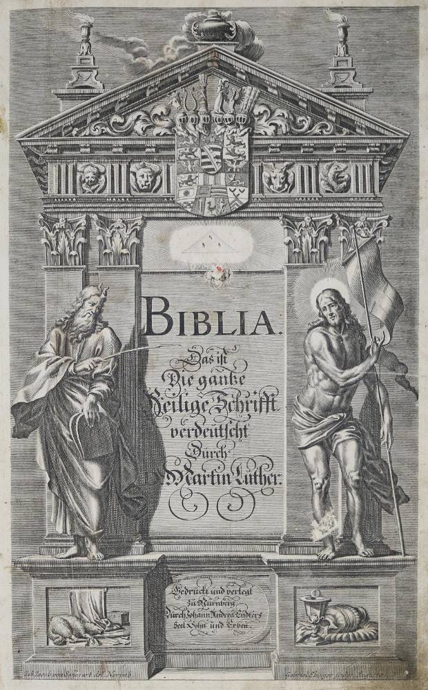 Große Abbildung Nr.1: 138-48 Biblia germanica.: (Bibeln)