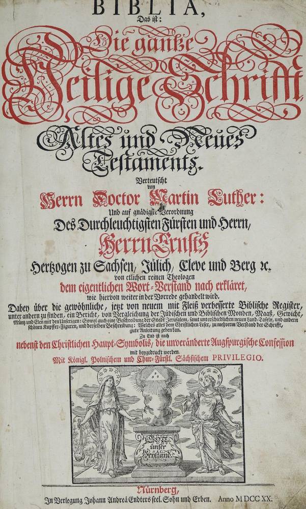 Große Abbildung Nr.2: 138-48 Biblia germanica.: (Bibeln)
