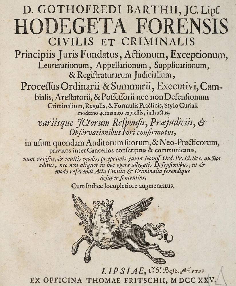 Große Abbildung Nr.1: 138-487 Barth,G.: (Juridica und Kriminologie)