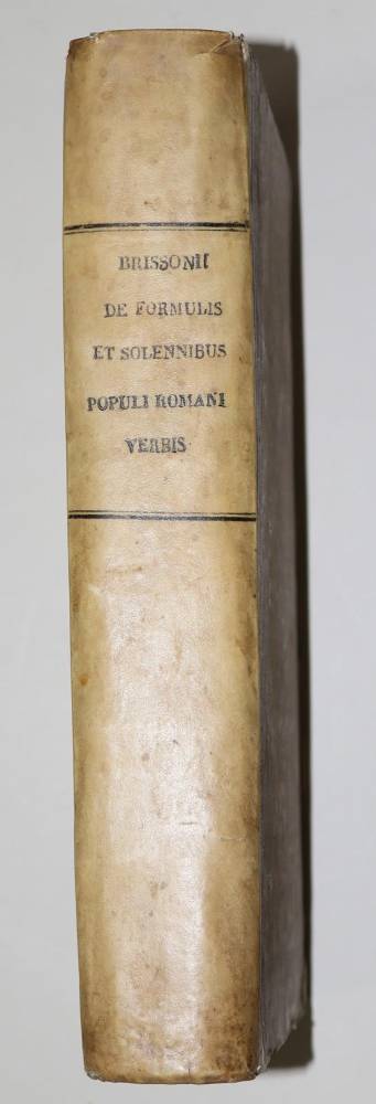 Große Abbildung Nr.3: 138-490 Brissonius,B.: (Juridica und Kriminologie)