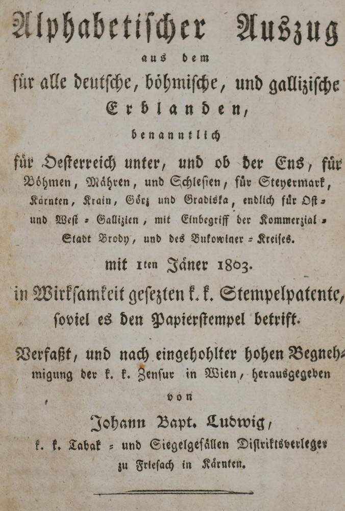 Große Abbildung Nr.2: 138-501 Födransperg,J.v.: (Juridica und Kriminologie)
