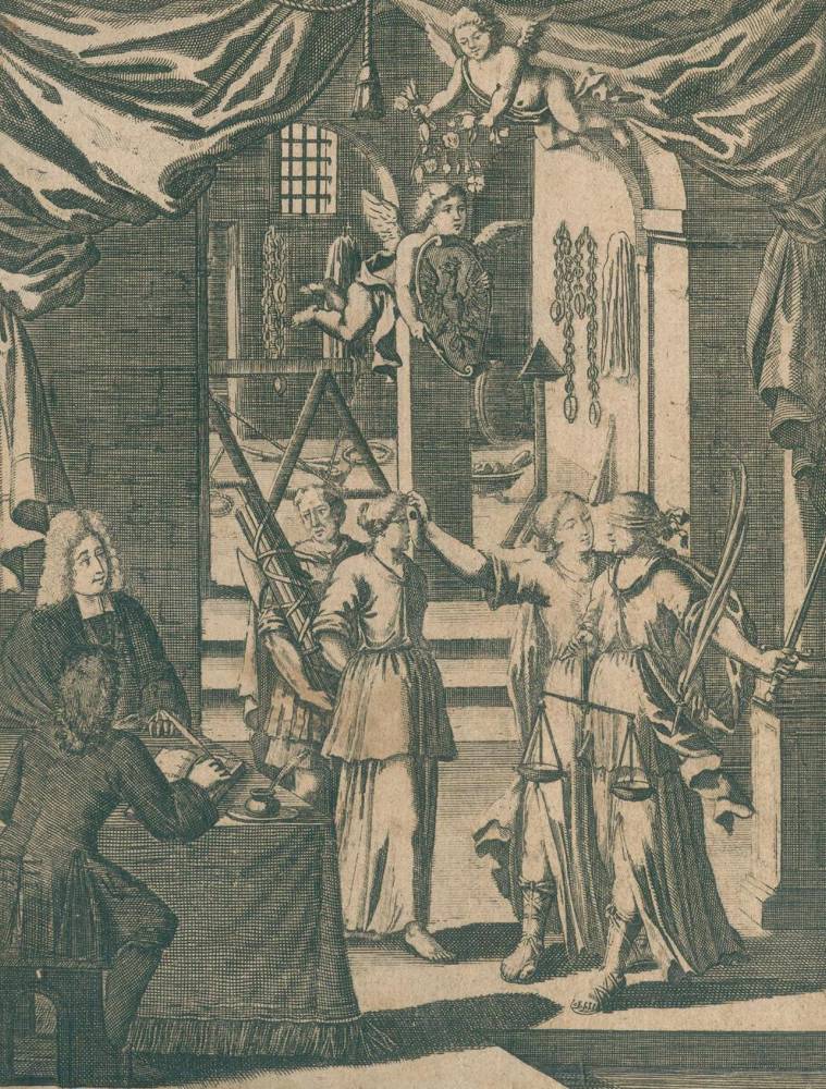 Große Abbildung Nr.1: 138-504 Frölich von Frölichsburg,J.C.: (Juridica und Kriminologie)