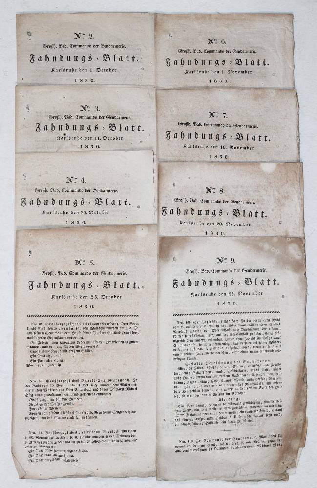 Große Abbildung Nr.1: 138-510 Karlsruhe.: (Juridica und Kriminologie)