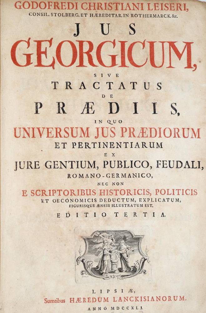 Große Abbildung Nr.1: 138-517 Leiser,G.C.: (Juridica und Kriminologie)