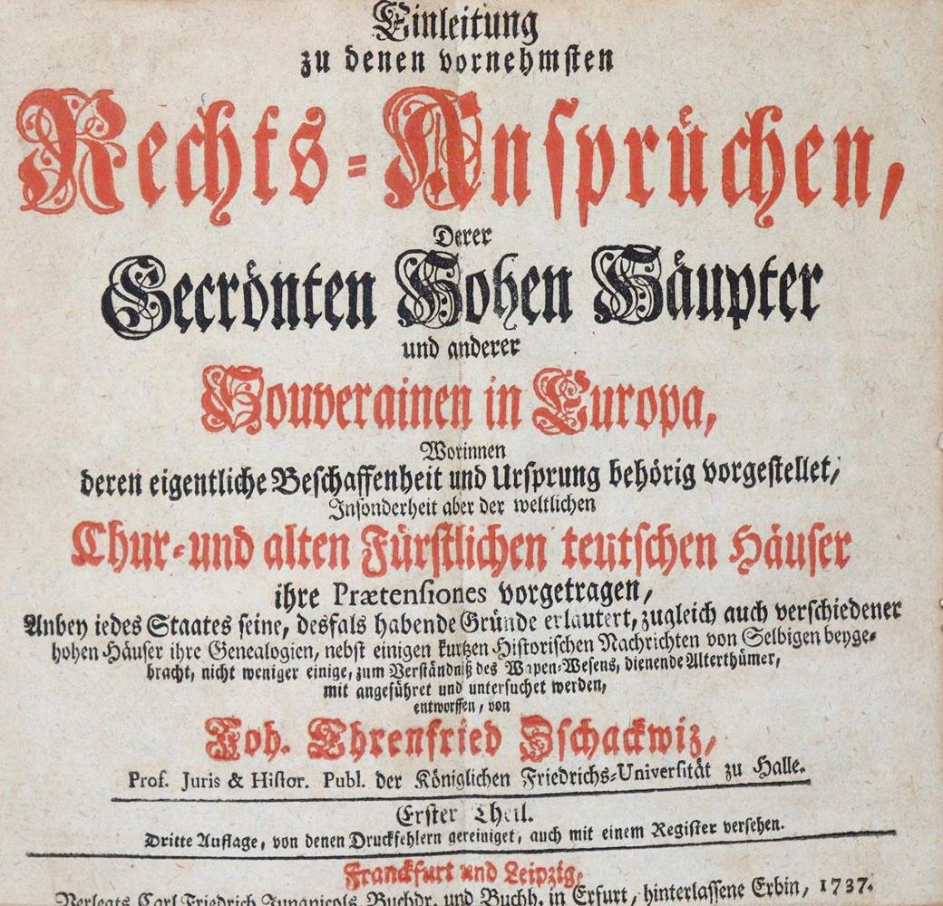 Große Abbildung Nr.1: 138-519 Nehring,J.C.: (Juridica und Kriminologie)