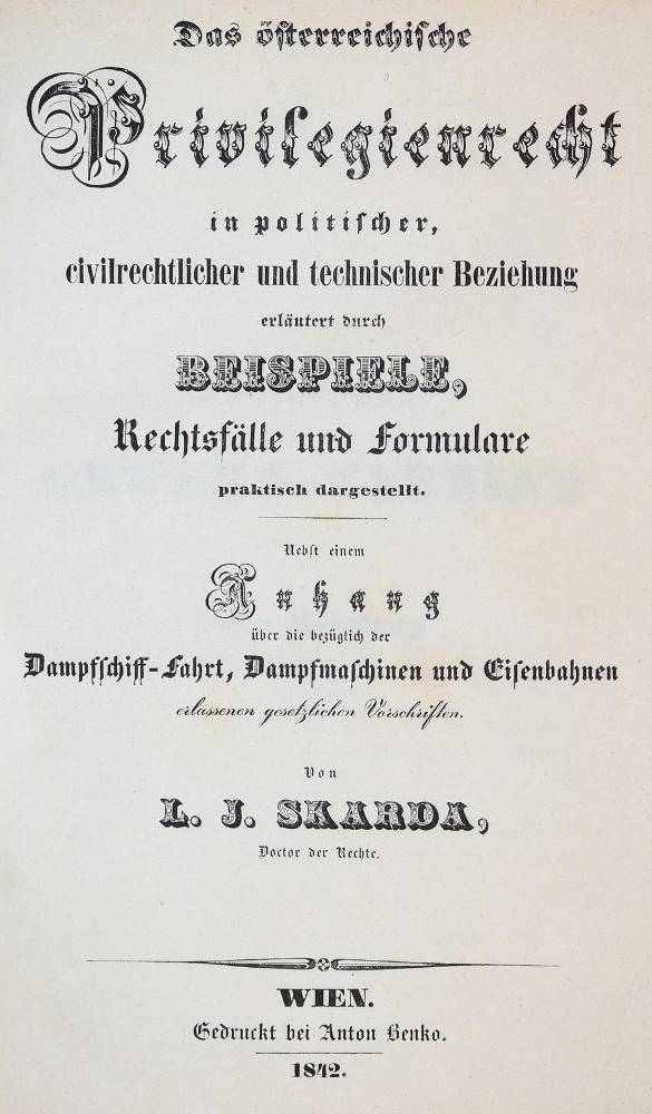Große Abbildung Nr.1: 138-523 Skarda,L.J.: (Juridica und Kriminologie, Österreich)