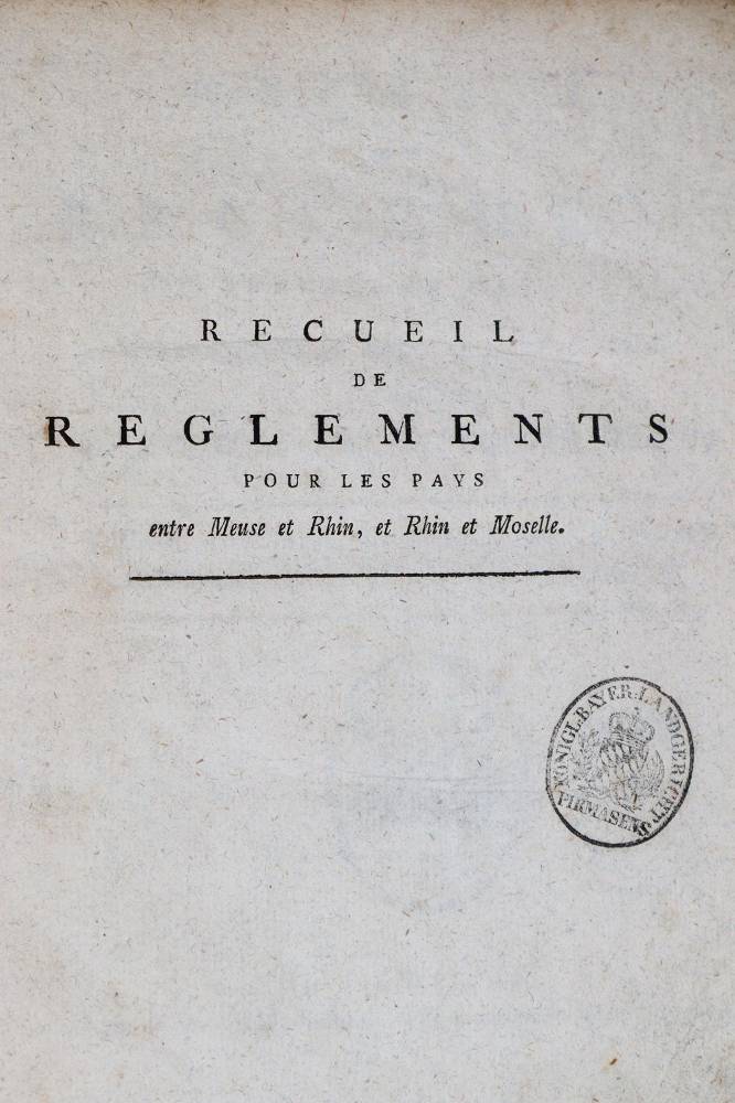 Große Abbildung Nr.1: 138-531 Sammlung der Verordnungen: (Juridica und Kriminologie)