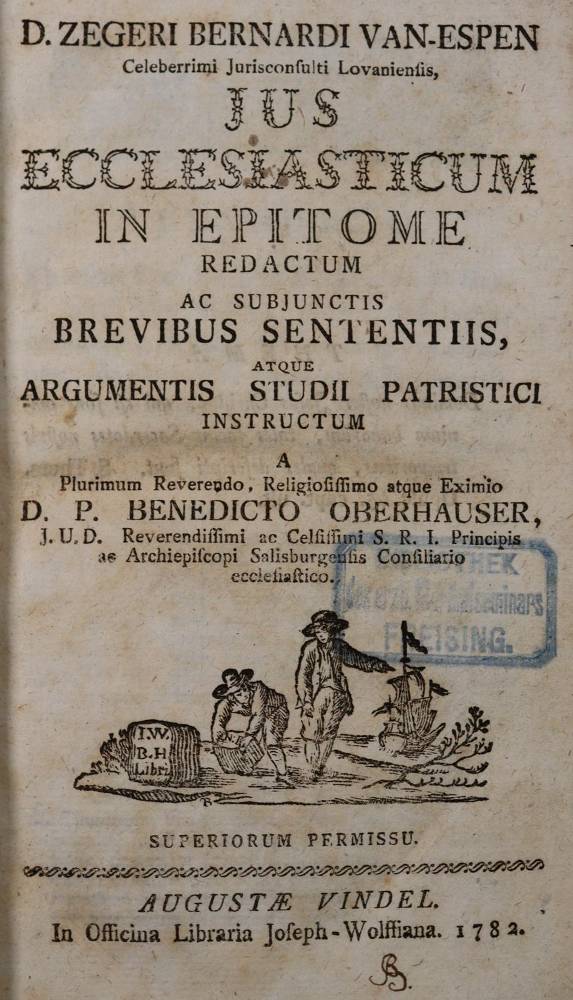 Große Abbildung Nr.1: 138-539 Walch,C.F.: (Juridica und Kriminologie)