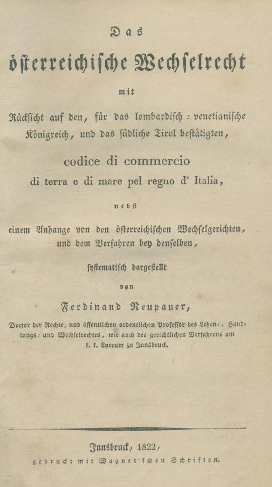 Große Abbildung Nr.1: 138-540 Neupauer,F.: (Juridica und Kriminologie, Wechsel)