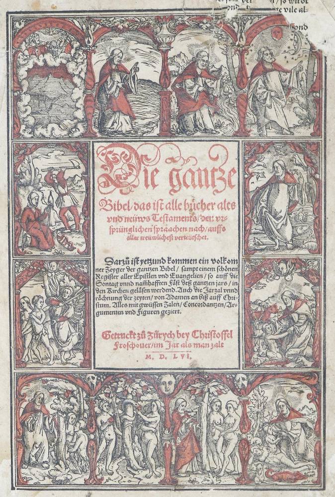 Große Abbildung Nr.2: 138-56 Biblia germanica.: (Bibeln)